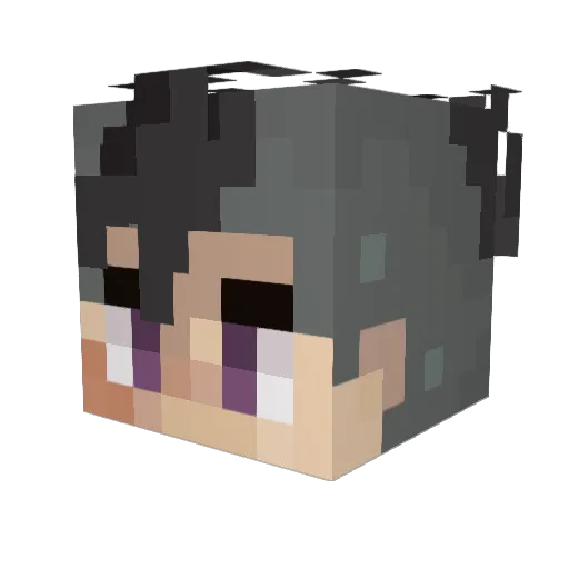 Comical_106 Minecraft avatar head, 3D render