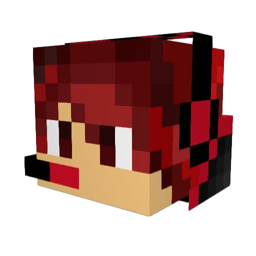 Commandant_Qc Minecraft avatar head, 3D render