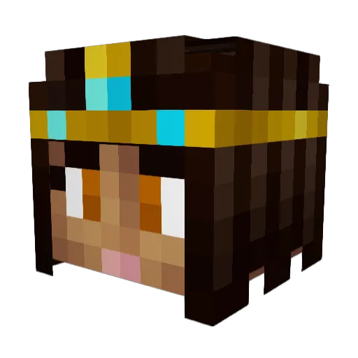 CommandeCobra85 Minecraft avatar head, 3D render