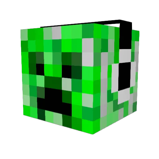 Commander2610 Minecraft avatar head, 3D render