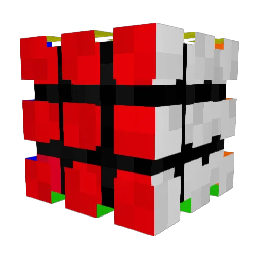 Commander52 Minecraft avatar head, 3D render
