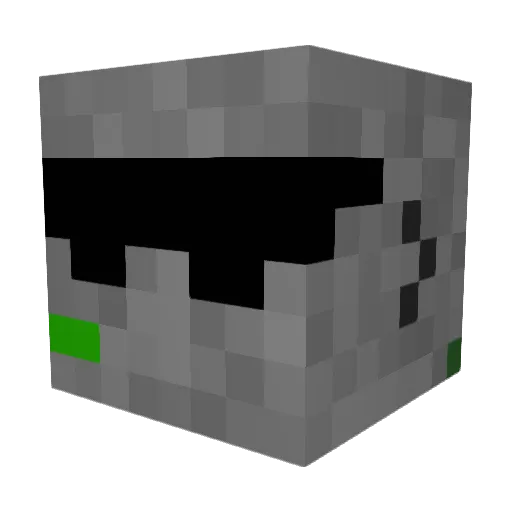 CommanderKoalaX Minecraft avatar head, 3D render
