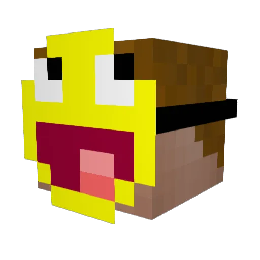 CommanderLemur Minecraft avatar head, 3D render