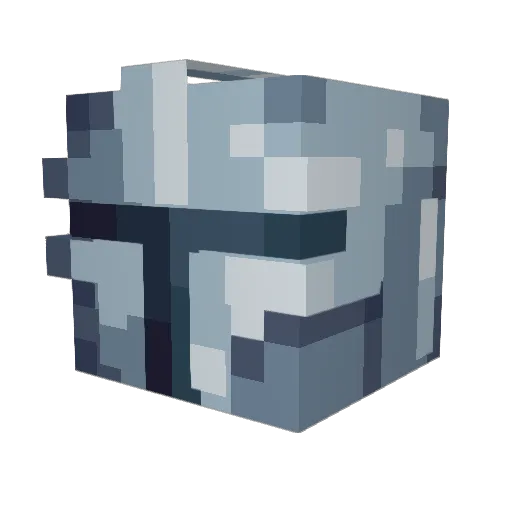 CommanderLkatu Minecraft avatar head, 3D render