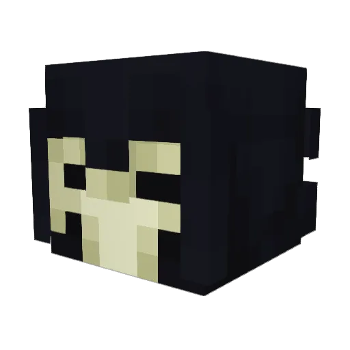 CommanderScorch Minecraft avatar head, 3D render