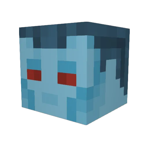 CommanderThrawn Minecraft avatar head, 3D render