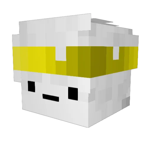 Commander_Edden Minecraft avatar head, 3D render