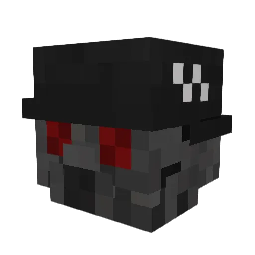 Commando8769 Minecraft avatar head, 3D render