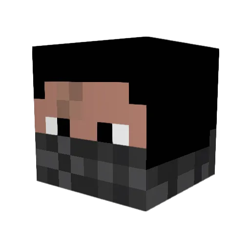 CommandoEpic5 Minecraft avatar head, 3D render