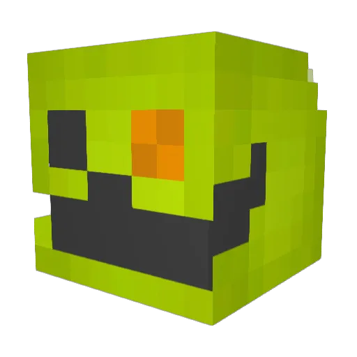 CommandoJoe Minecraft avatar head, 3D render