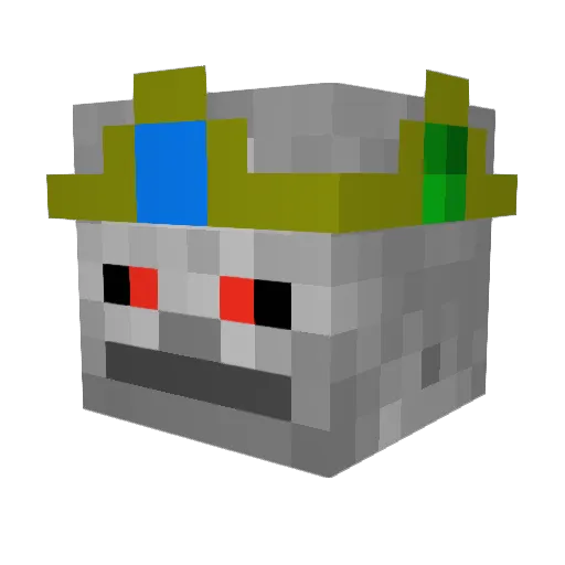 CommitSuicidePls Minecraft avatar head, 3D render