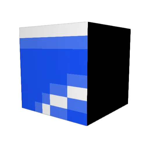 Commitnoname Minecraft avatar head, 3D render