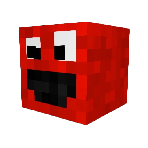 CommunistElmoFTW Minecraft avatar head, 3D render