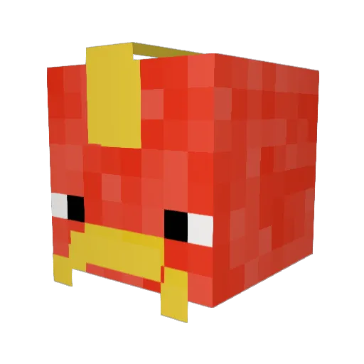 Communist_Fish Minecraft avatar head, 3D render