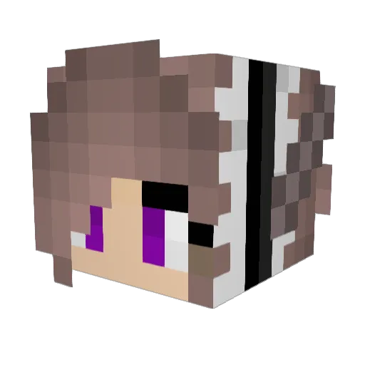 Communistz Minecraft avatar head, 3D render