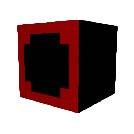 Comn_Ice Minecraft avatar head, 3D render