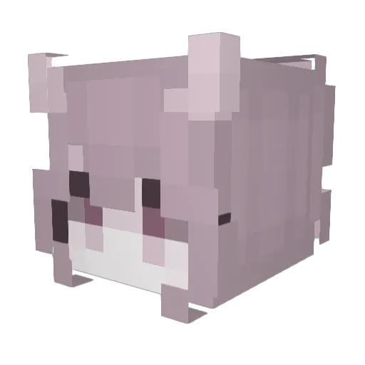 Comosk16 Minecraft avatar head, 3D render