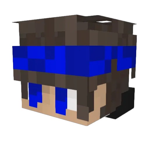 CompGamer13 Minecraft avatar head, 3D render
