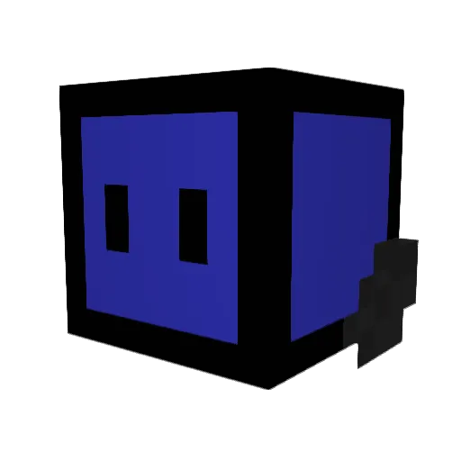CompactHQ Minecraft avatar head, 3D render