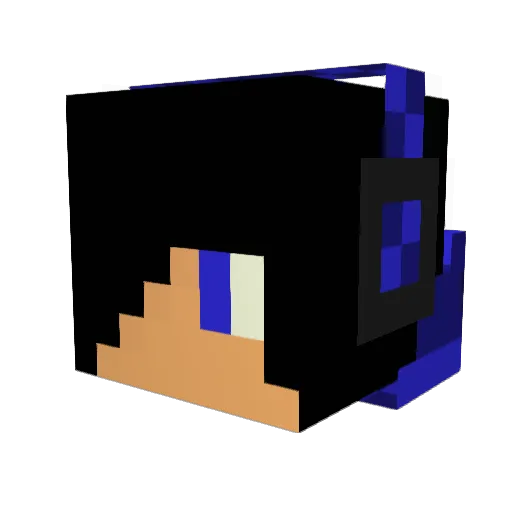 ComplexionPF Minecraft avatar head, 3D render