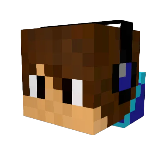 Compot_12345 Minecraft avatar head, 3D render