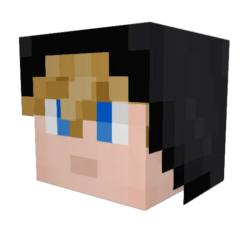 CompoundZebra10 Minecraft avatar head, 3D render