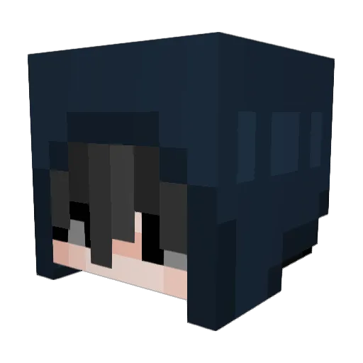 Comprex43 Minecraft avatar head, 3D render