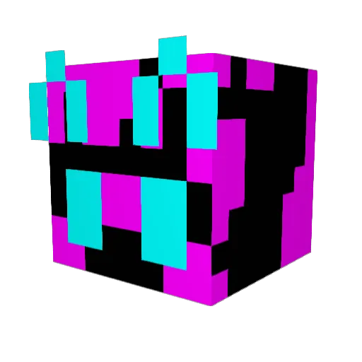 Compsand Minecraft avatar head, 3D render