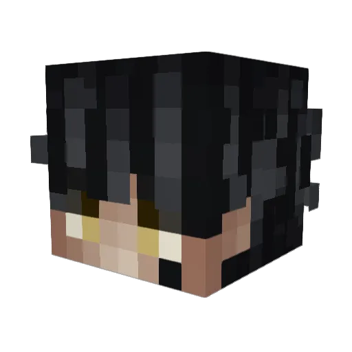ComradeEden Minecraft avatar head, 3D render