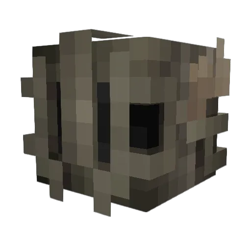 ComradeFlanders Minecraft avatar head, 3D render