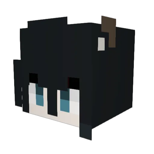 ComradeJeff801 Minecraft avatar head, 3D render