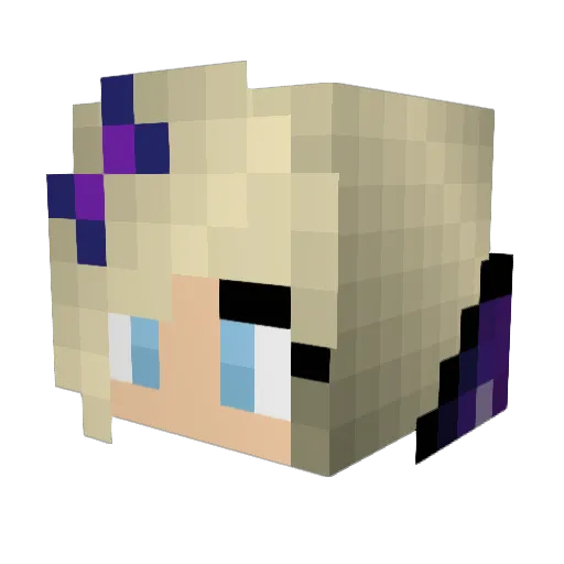 ComradeNikoli Minecraft avatar head, 3D render