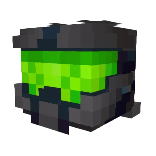 ComradeVoid Minecraft avatar head, 3D render