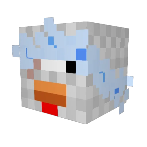Comrade_2099 Minecraft avatar head, 3D render