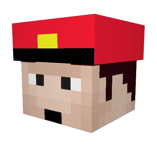 Comrade_Adrian Minecraft avatar head, 3D render