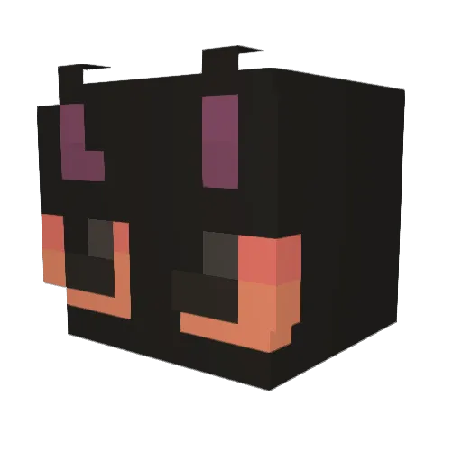 Comradez Minecraft avatar head, 3D render