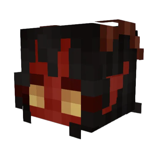 Comuna Minecraft avatar head, 3D render