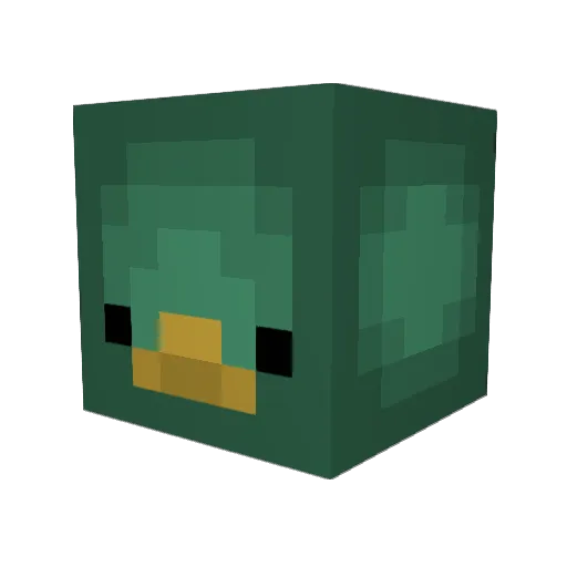 ConBug24 Minecraft avatar head, 3D render