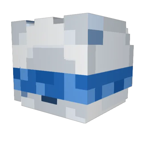 ConConR Minecraft avatar head, 3D render