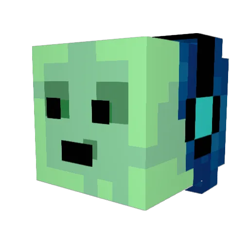 ConMitch2010 Minecraft avatar head, 3D render