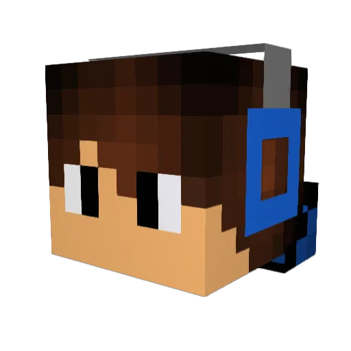 ConPlayerGR Minecraft avatar head, 3D render