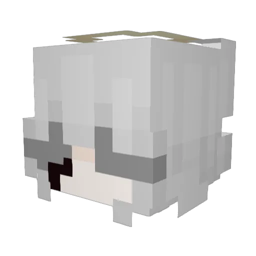 ConSume_ Minecraft avatar head, 3D render