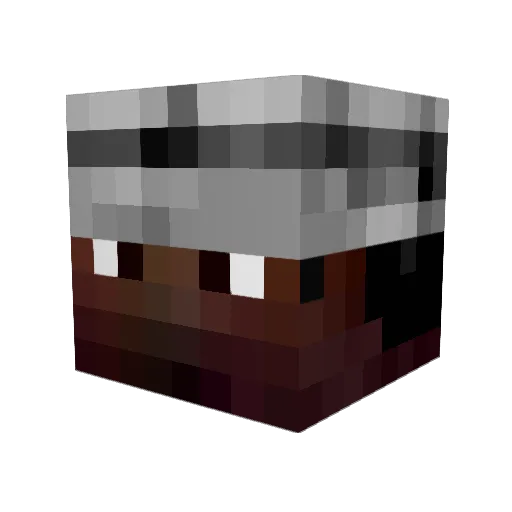 ConZito_ Minecraft avatar head, 3D render