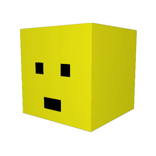 Con_corp Minecraft avatar head, 3D render