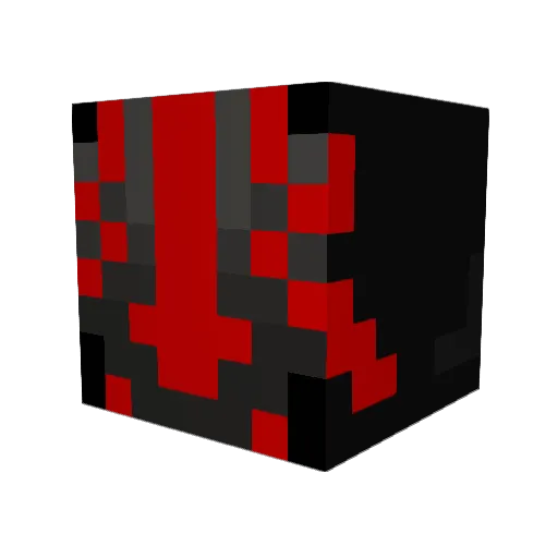 ConanDarkblade Minecraft avatar head, 3D render