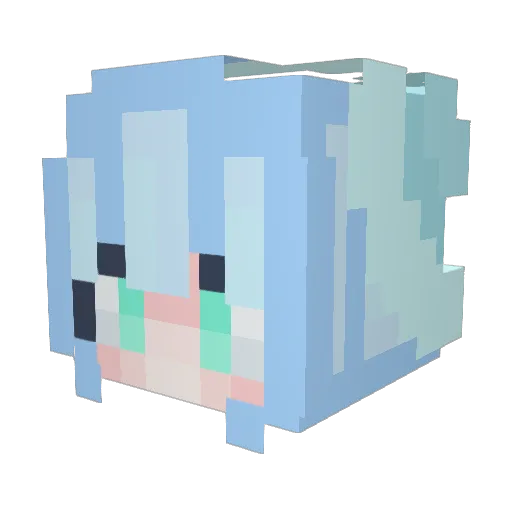 ConanDrive Minecraft avatar head, 3D render