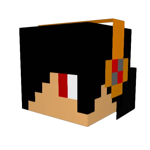 Conan_br Minecraft avatar head, 3D render