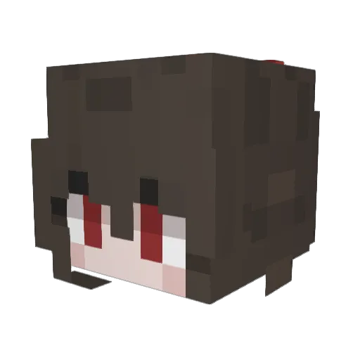 Concerned4629 Minecraft avatar head, 3D render