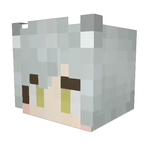 Conco46 Minecraft avatar head, 3D render