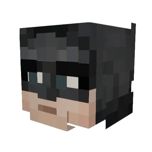 Concorde333 Minecraft avatar head, 3D render